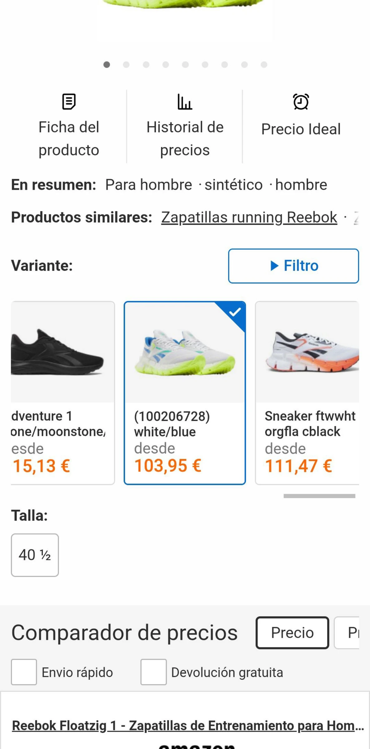 Zapatillas Reebok, talla 37,5 – photo 3